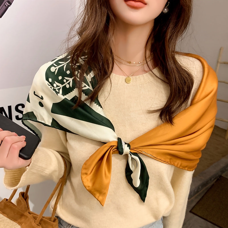 Bufanda cuadrada grande