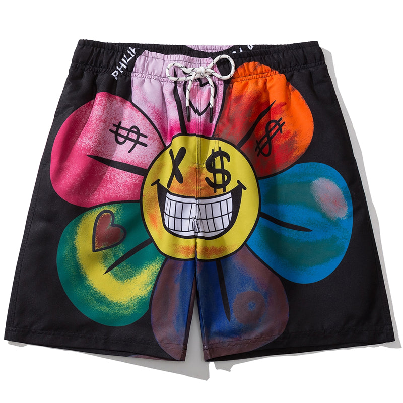 Shorts à visage maléfique