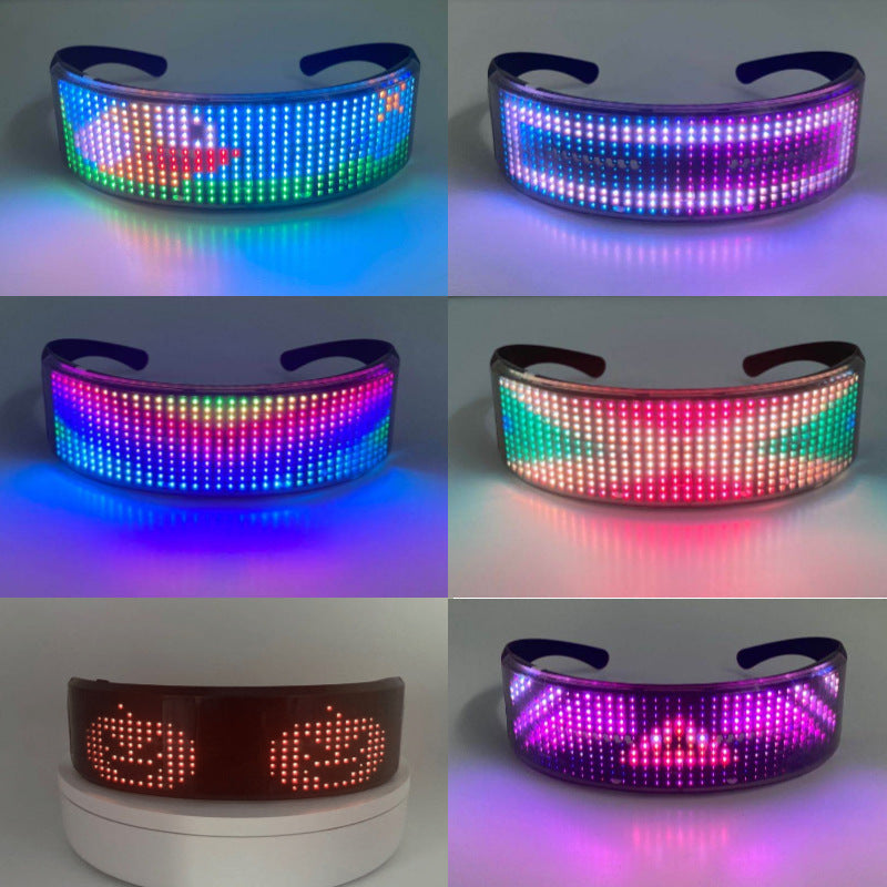 Gafas luminosas con accesorios para saltar