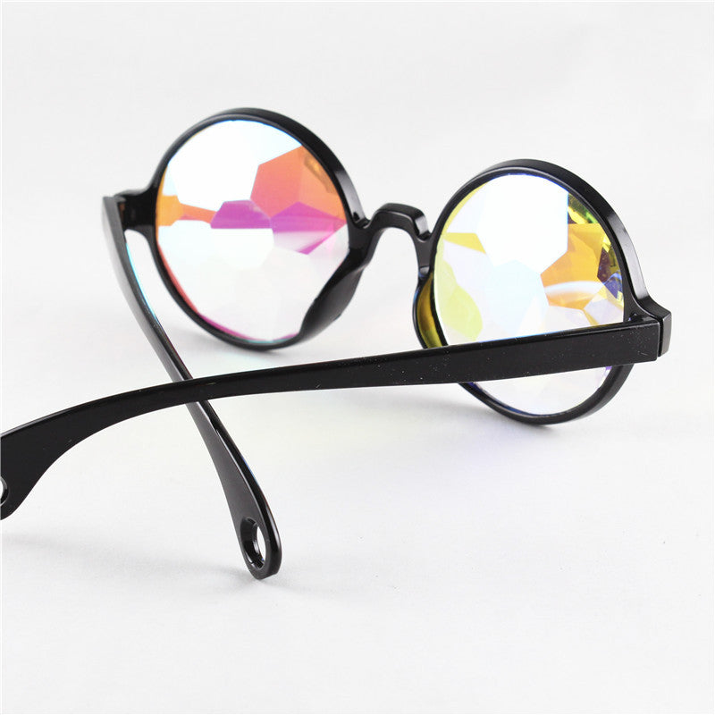 Lunettes de soleil de concert à effet kaléidoscope