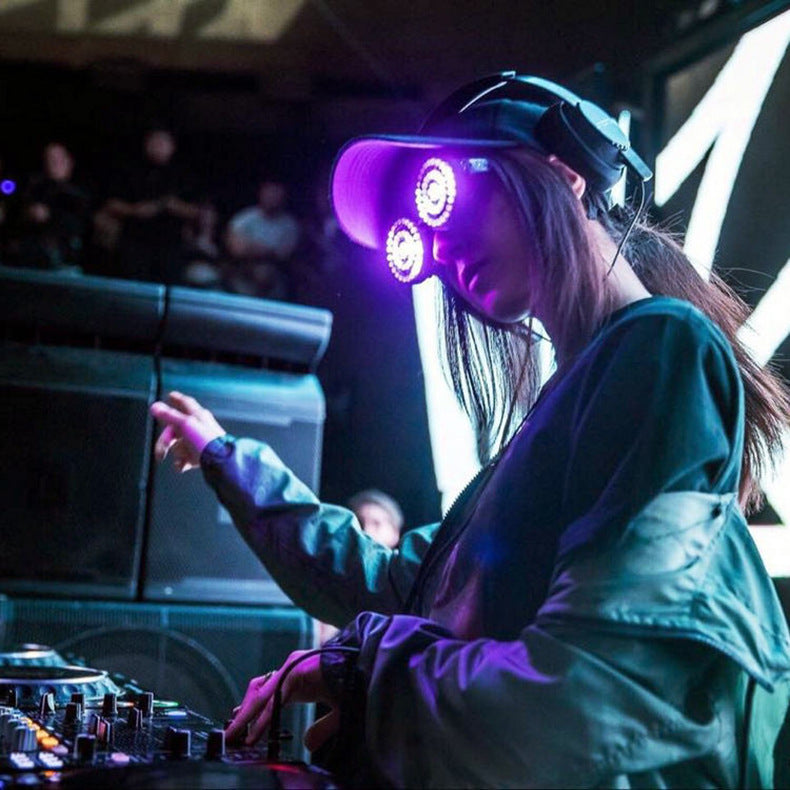 Lunettes lumineuses LED pour musique électronique