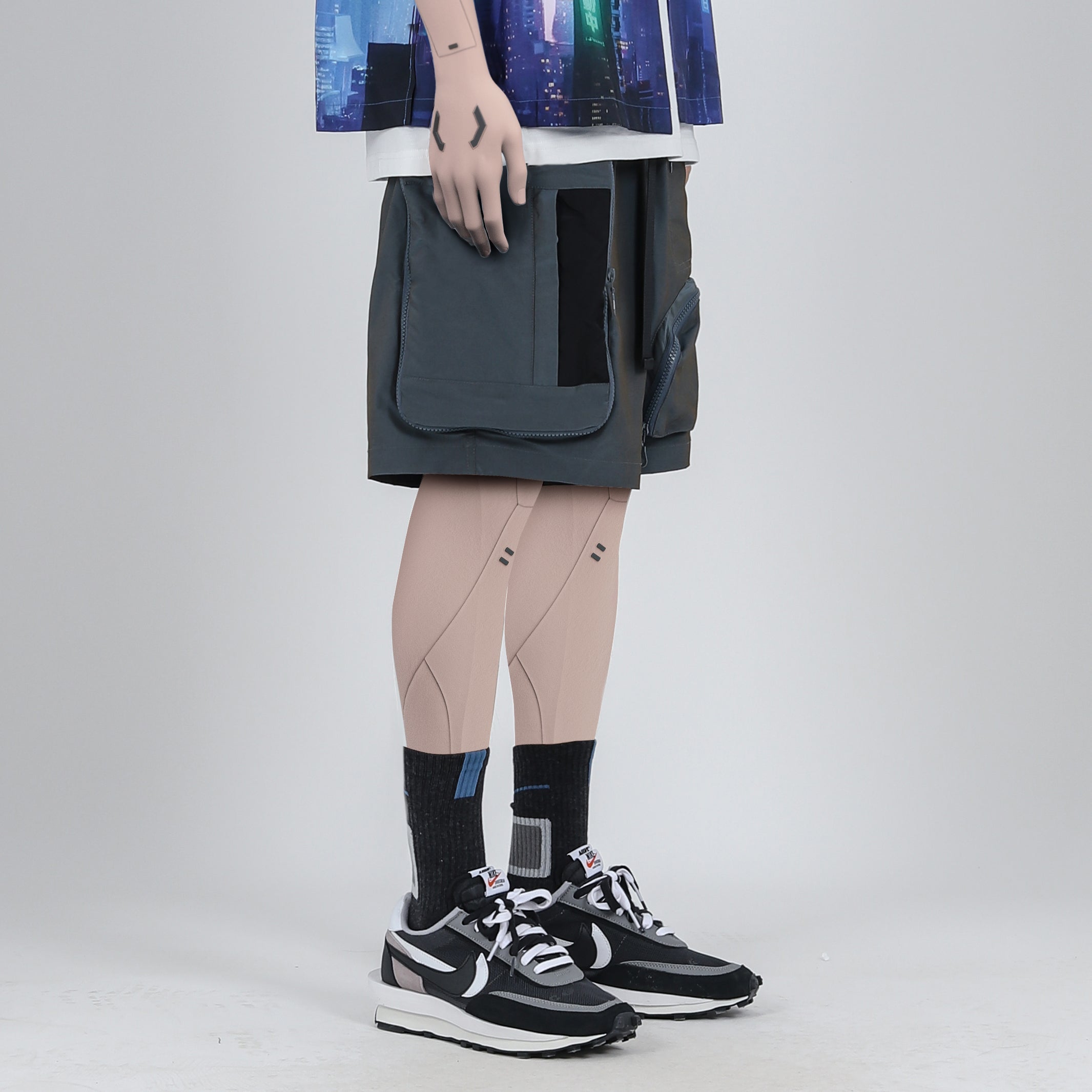 Pantalones cortos con bolsillos grandes