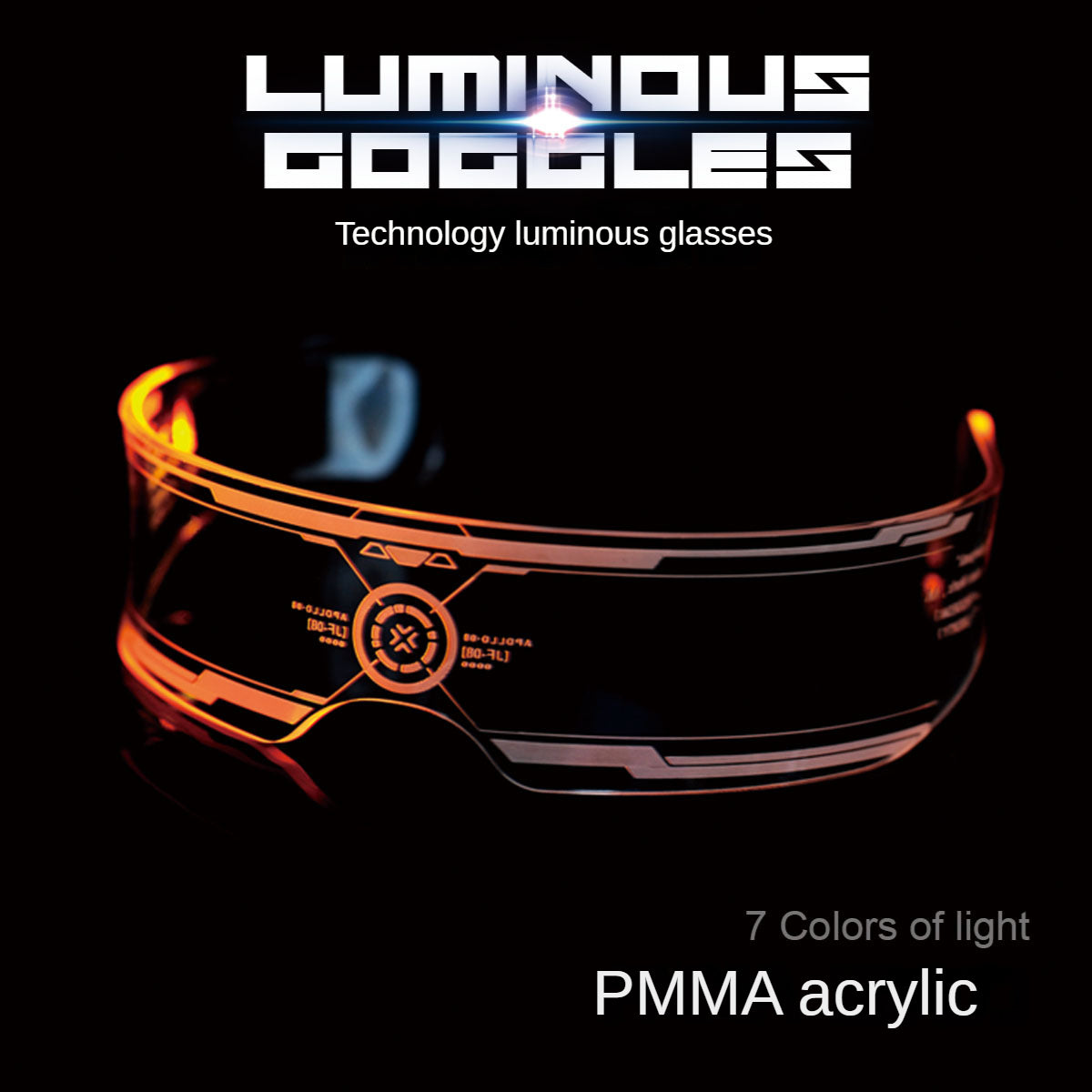 Venta de gafas luminosas LED