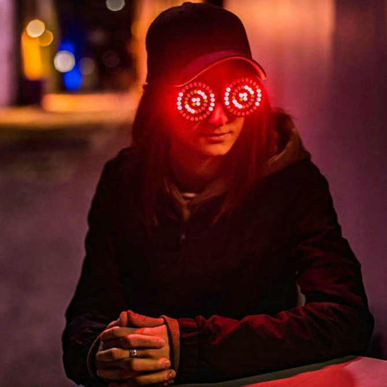 Electronic Music LED Luminous Glasses festival item