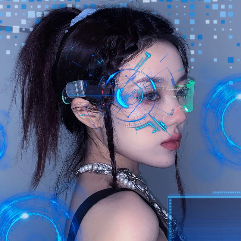 Punk Futuristic Glow Glasses festival item
