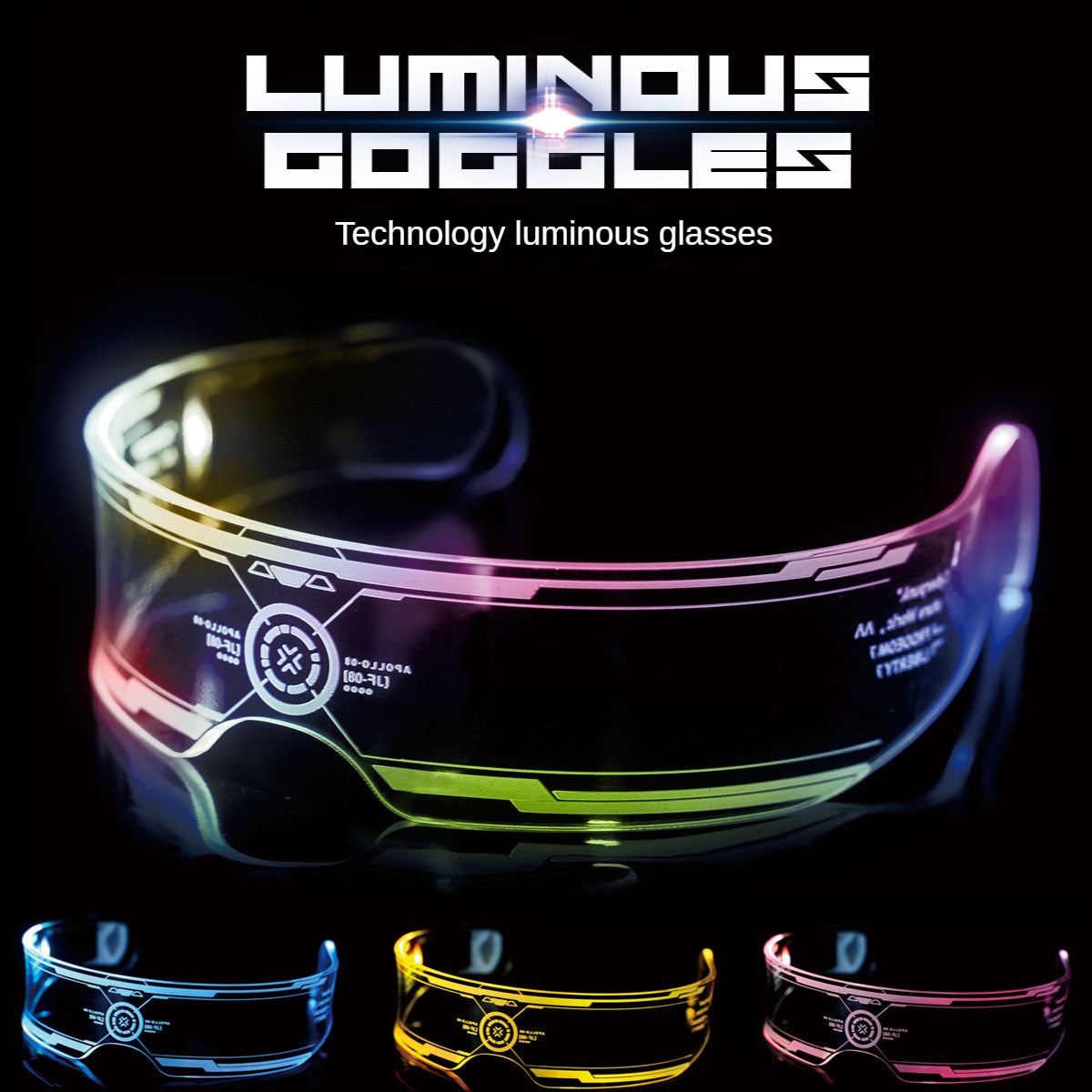 Selling LED Luminous Glasses festival item