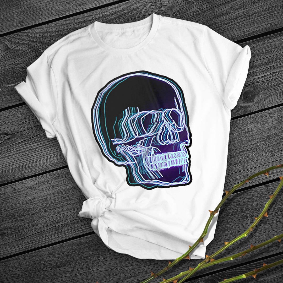 Ecstasy White Skull Neon festival item