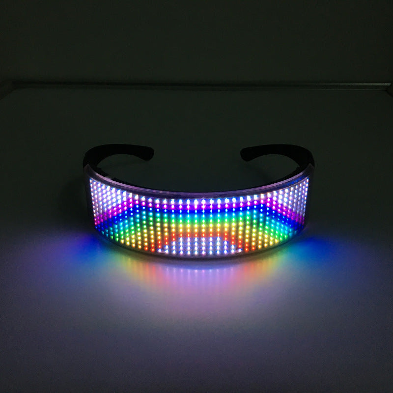 Gafas luminosas con accesorios para saltar
