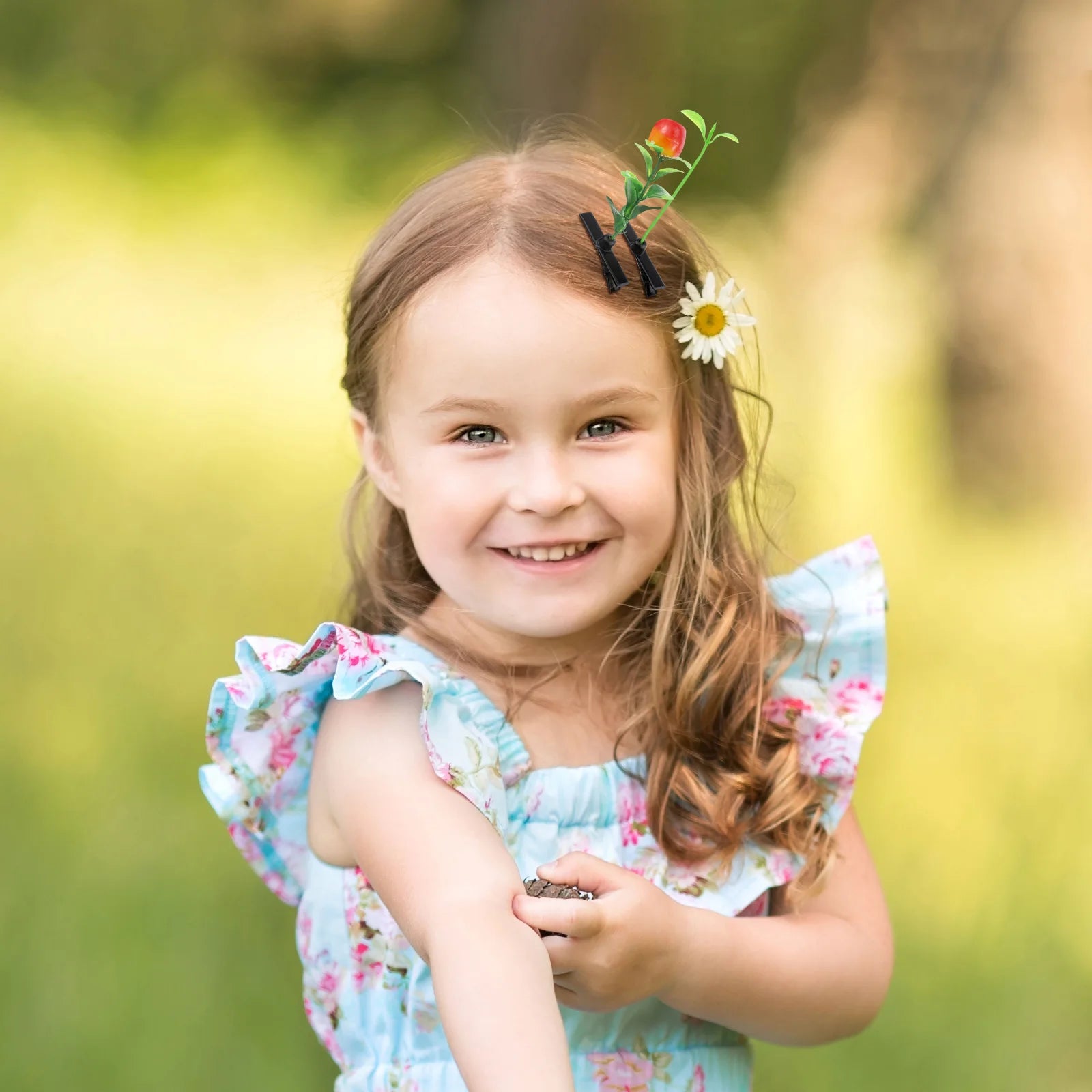 Preciosas horquillas con forma de brotes de soja (28 piezas)