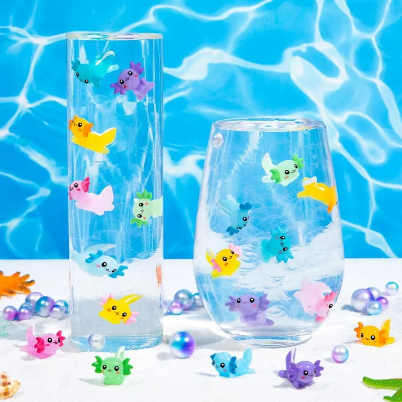 Mini Charms de Ajolote de Resina - 35 Piezas