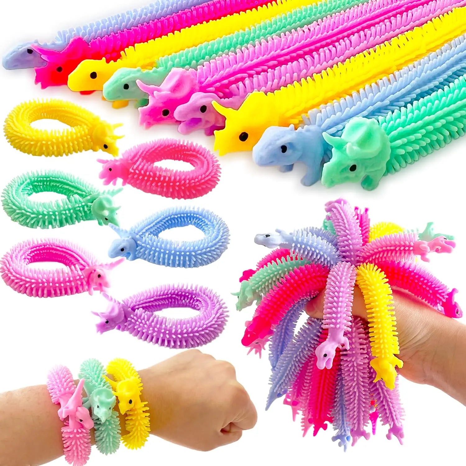 Sensory Noodle Dinosaur Strings festival item