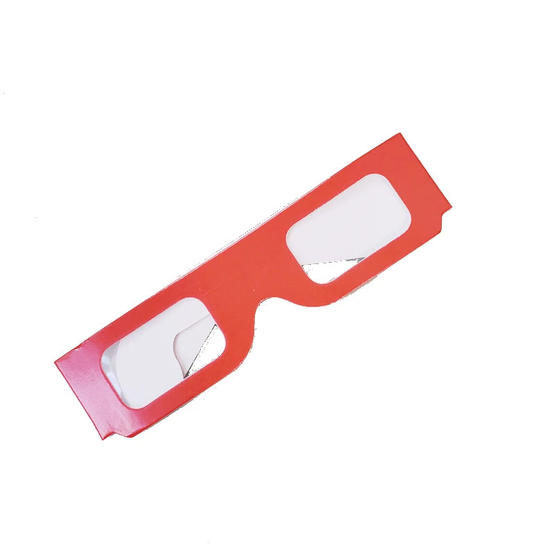 Paquete de 100 gafas de papel para láser de difracción