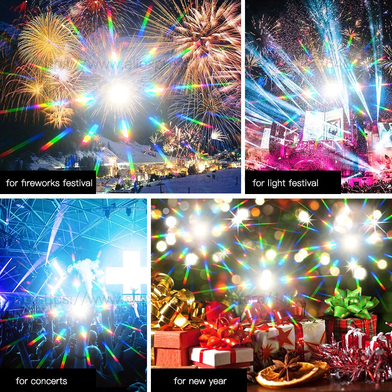 Gafas láser de difracción con prismas de papel (fuegos artificiales) - 50 piezas