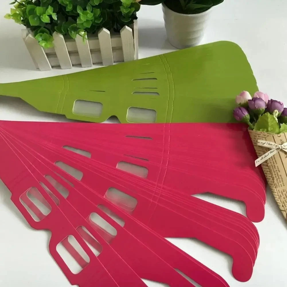 Paquete de 100 gafas de papel para láser de difracción