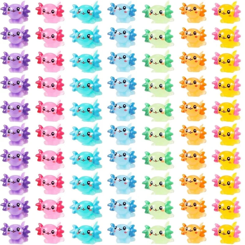 Mini Charms de Ajolote de Resina - 35 Piezas