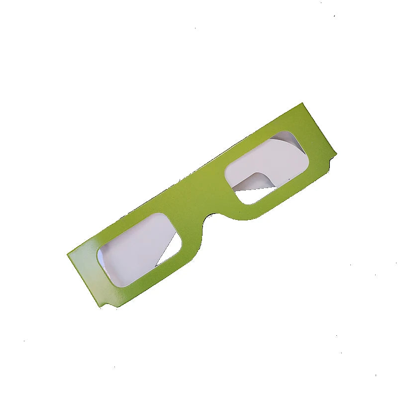 Paquete de 100 gafas de papel para láser de difracción