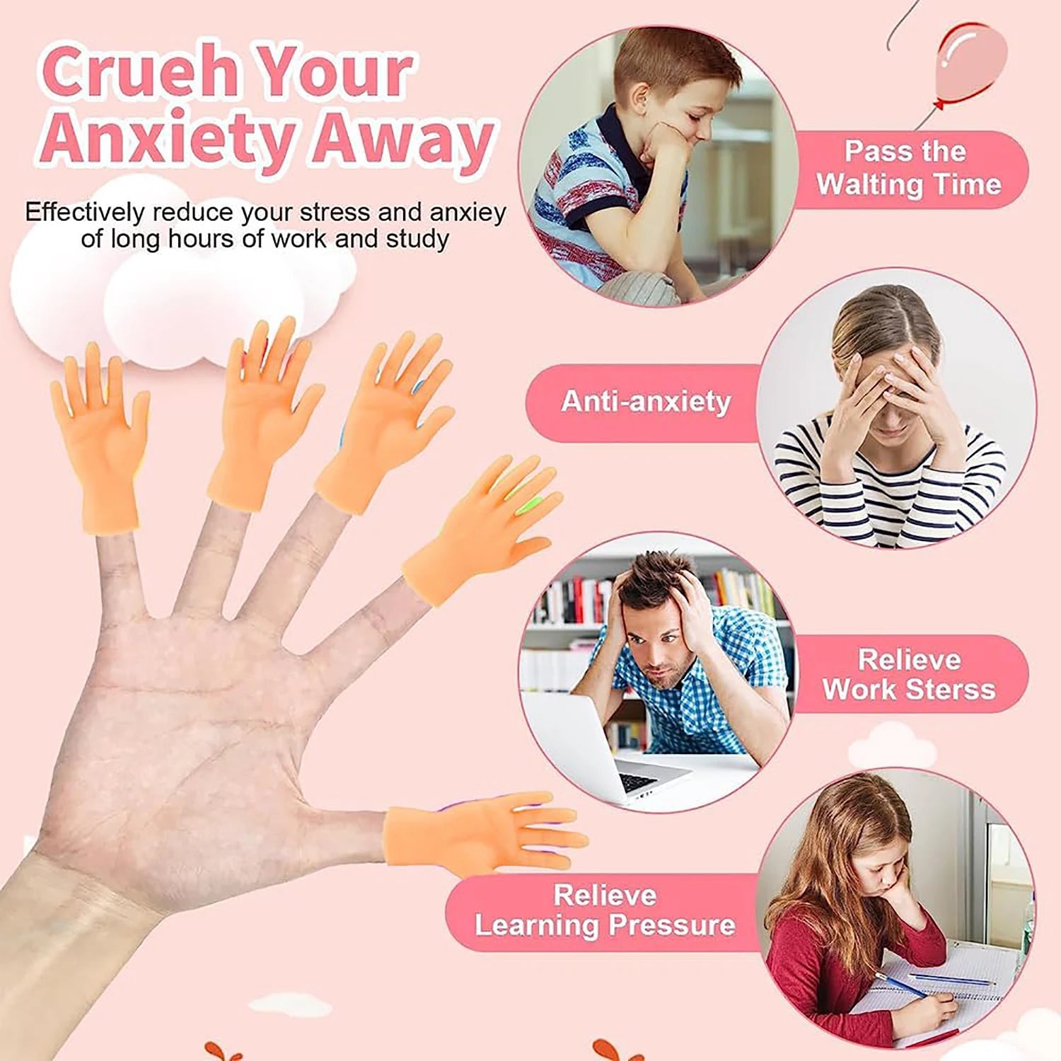 Marioneta de dedo meñique - 30 piezas