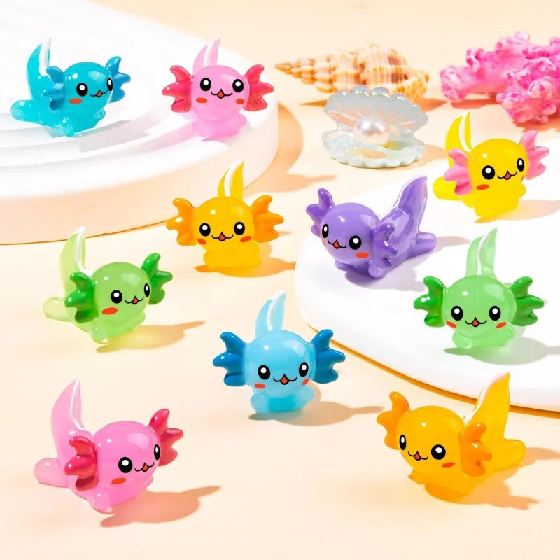 Mini Resin Axolotl Charms festival item
