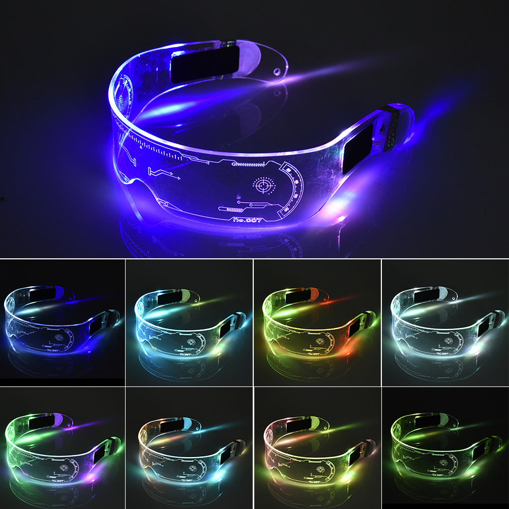 Bar Disco LED Luminous Goggles festival item