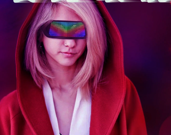 Dynamic Blinds LED Luminous Glasses festival item