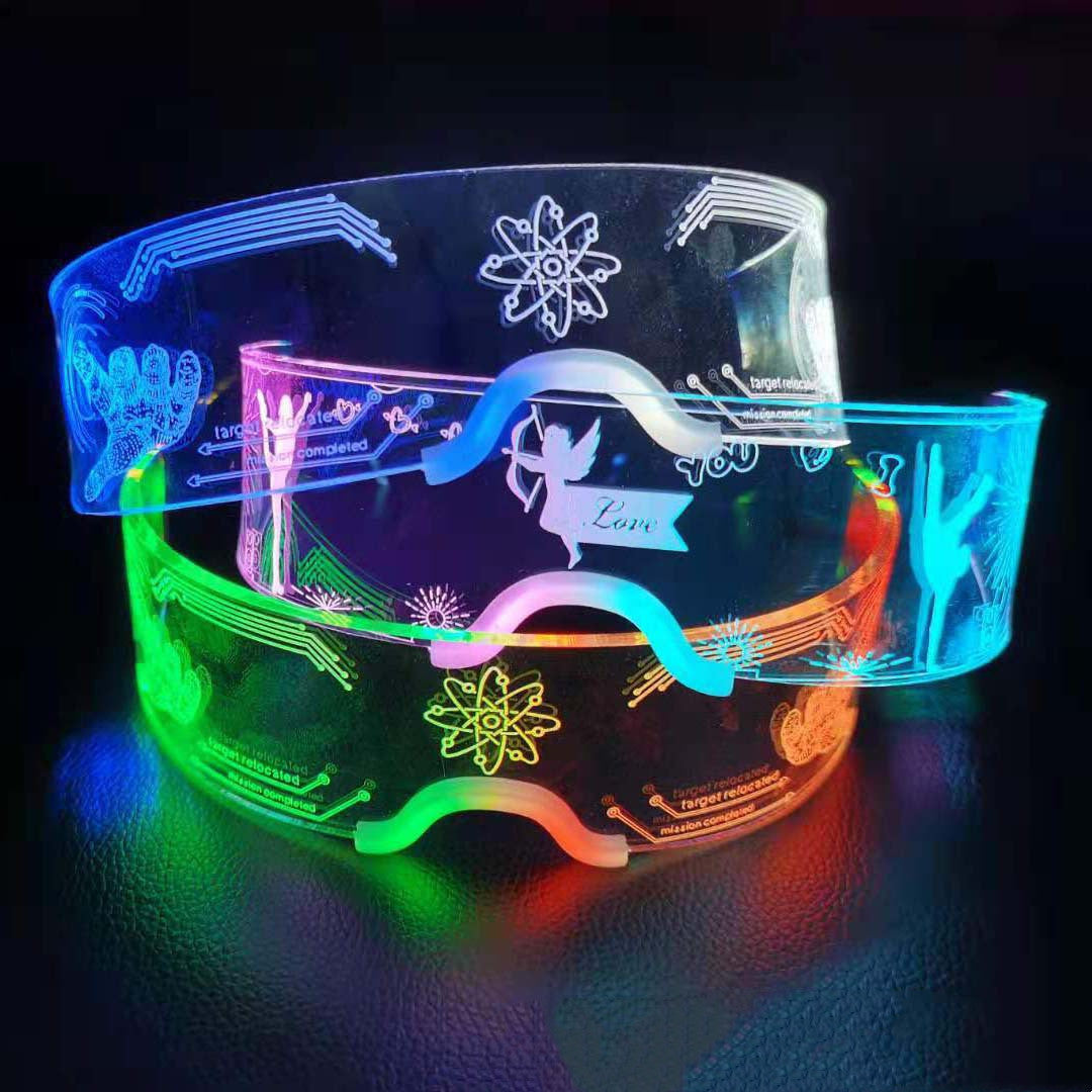 Amazon Glowing LED Glasses festival item
