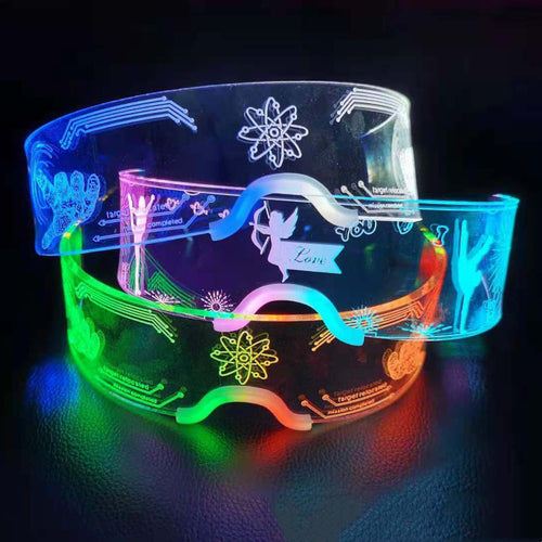 Amazon Glowing LED Glasses festival item
