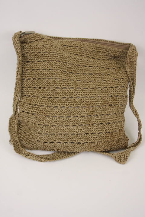 Brown Crochet Bag