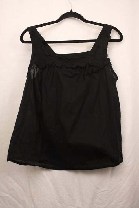 Black Cotton Top