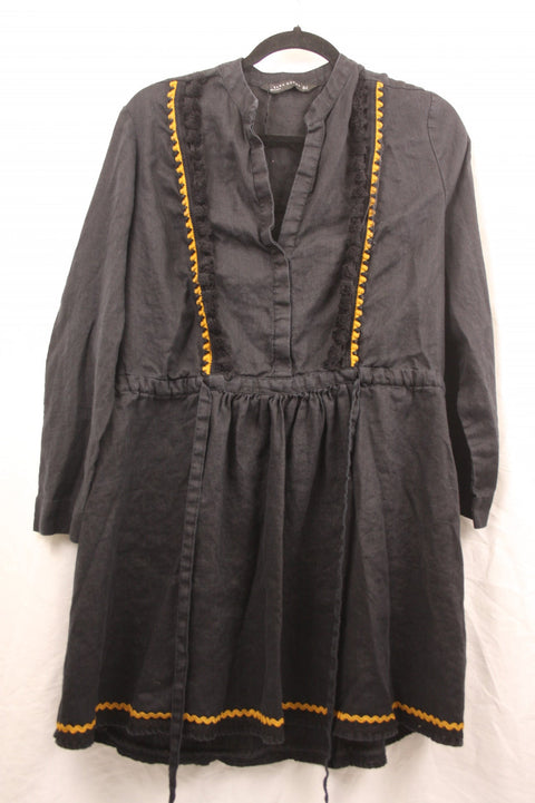 Black Linen Zara Dress