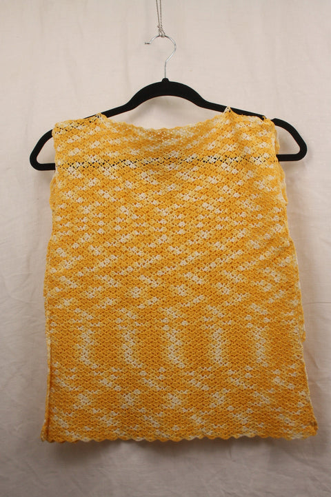 Yellow and Orange Handmade top