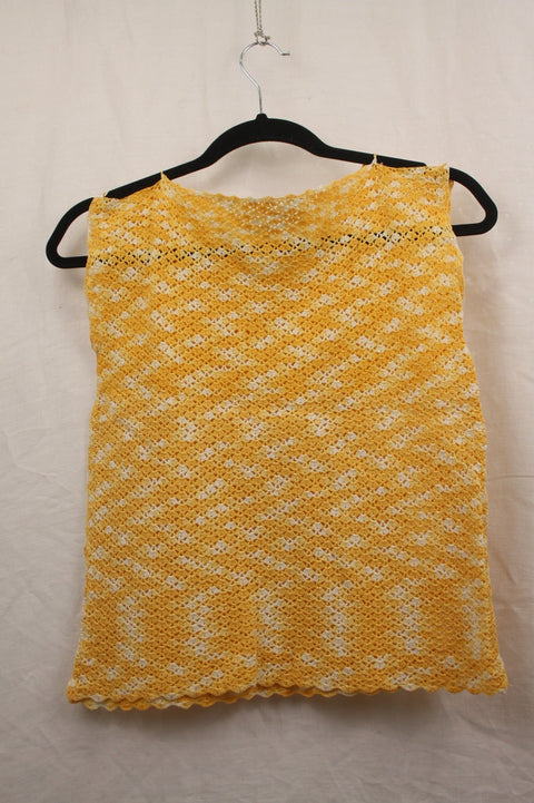 Yellow and Orange Handmade top