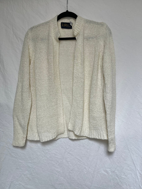 White Knit Sweater XL