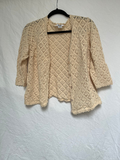 Tan Knit Jacket L/XL