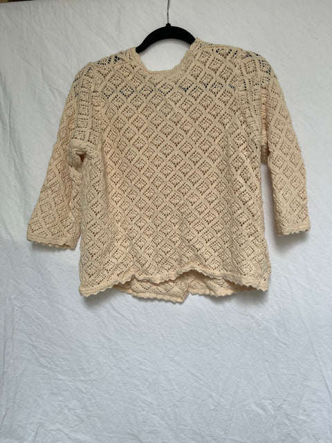 Tan Knit Jacket L/XL