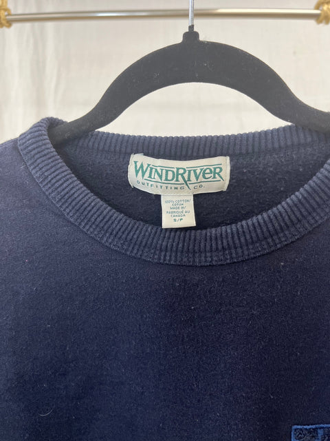 Windriver Blue Pullover--S