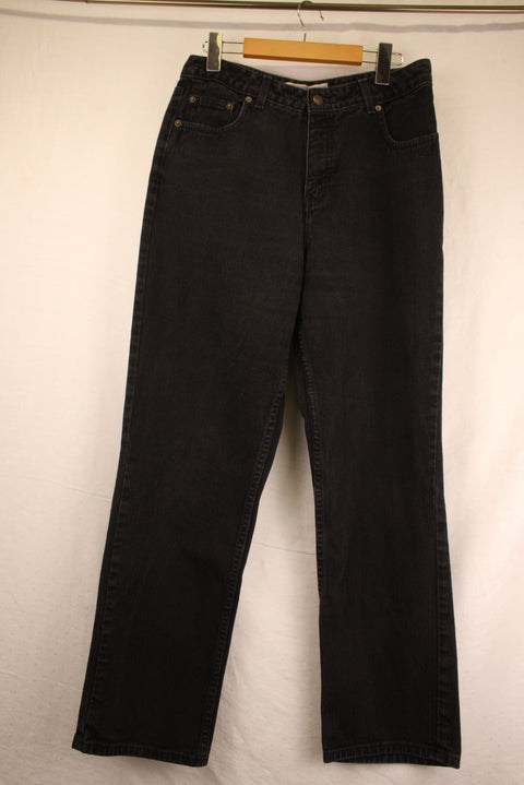 Black Denim Jeans--12