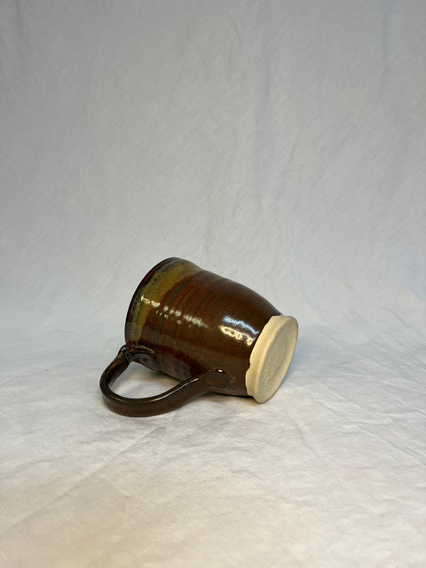 Green & Brown Pottery Mug