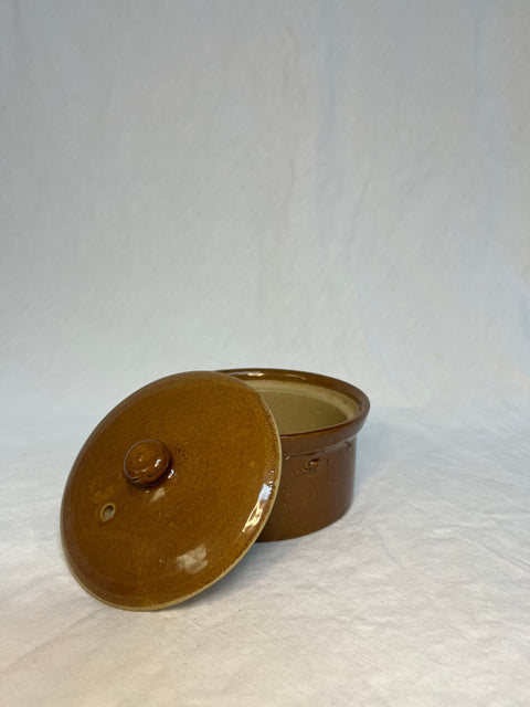 Small Clay Pot With Lid