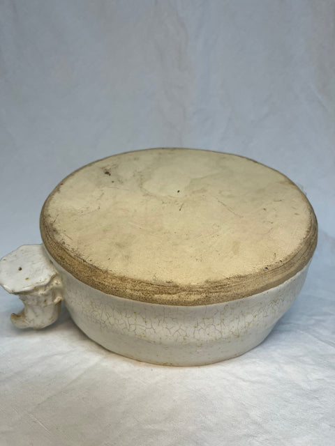 Large Pottery Serving Pot with Handles