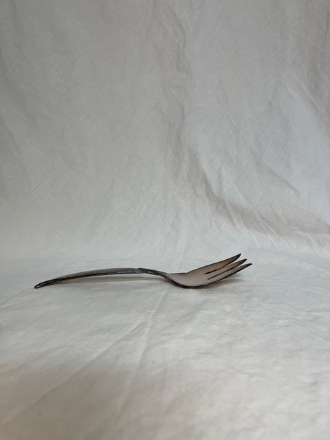 Vintage Brass Salad Fork