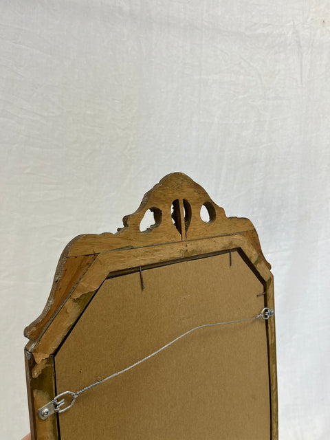 Wooden Gold Applique Mirror